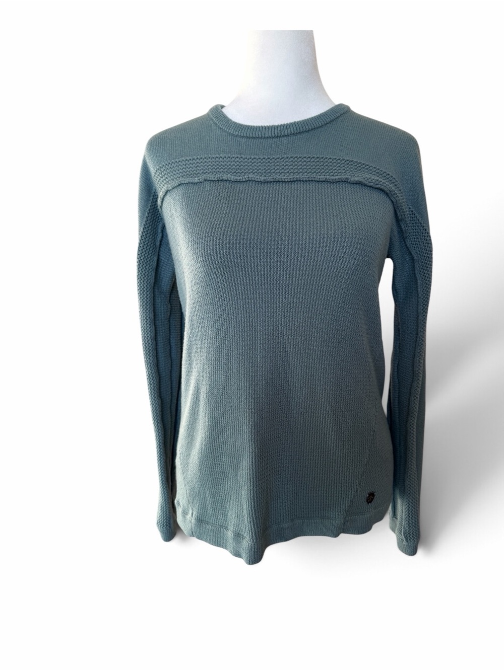Kuhl Crewneck Knit Sweater in Teal Sz Small